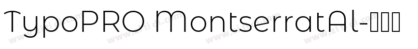 TypoPRO MontserratAl字体转换